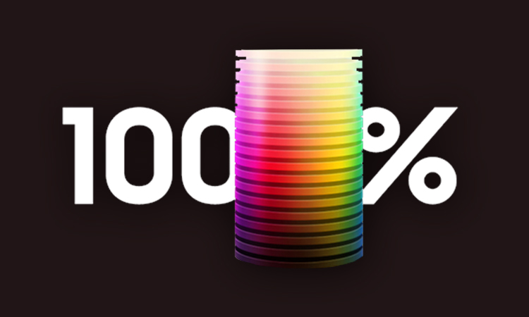 Όγκος χρώματος 100%
