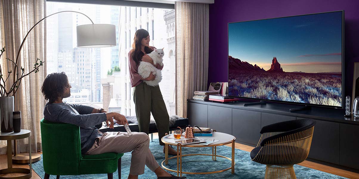SAMSUNG QLED 8K - Designed to blend with any room