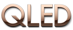 Samsung QLED Logo Metallic